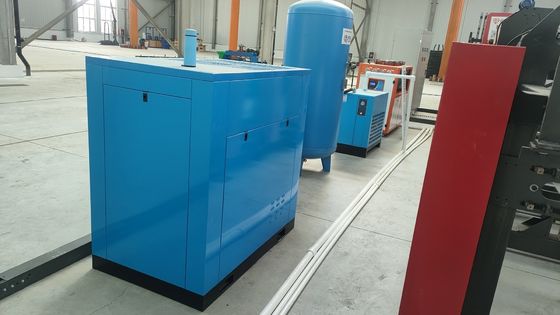 کمپرسور پیچ صنعتی PLC با دستگاه خشک کن هوا