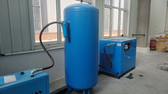 کمپرسور پیچ هوایی با دمای تخلیه پایین با جابجایی گاز 5.5m3 / دقیقه